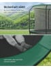 SONGMICS Gartentrampolin Saul in Grün - (H)270 x Ø427 cm