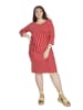 Ulla Popken Jerseykleid in dunkel rot