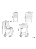 Beliani 3-tlg Bistro Set FEBBIO in Braun