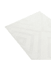Beliani Läufer BORAH in Weiß - (W) 80 x (L) 300 cm