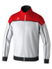 erima Trainingsjacke in weiß/rot/schwarz