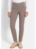 GOLDNER Lange Schlupfhose BELLA in taupe