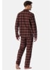 Schiesser Pyjama Selected Premium Warming in Mehrfarbig
