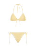 LSCN BY LASCANA Triangel-Bikini in soft yellow