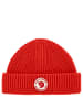 FJÄLLRÄVEN Lite Logo Hat - Mütze (grey) in true red