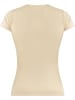 Janice 3 x Damen T-Shirt hochgeschlossen Nice in Beige/Schwarz/Weiß