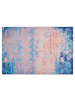 Beliani Kurzflor INEGOL in Blau/Beige - (W) 160 x (H) 0.5 x (L) 230 cm