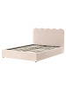 Beliani 2-tlg Doppelbett NANTERRE in Beige