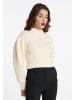 faina Damen Strickpullover in Wollweiss