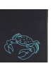 oxmox New Cryptan Geldbörse RFID Schutz 11 cm schwarz-crab 2.0 cyan