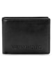 Farmhood Memphis Geldbörse RFID Schutz Leder 12.5 cm in black