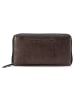 Farmhood Nashville Geldbörse RFID Schutz Leder 19.5 cm in dark brown