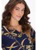 faina Women Blouse in navy multicolor