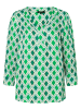 More & More Satinbluse in fine rhomb print