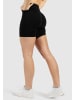 SMILODOX Short Leggings Arleta Scrunch in Schwarz