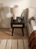 KADIMA DESIGN Nachtkonsole Mango Massivholz / Rattan 40x60x30 cm Nachttisch