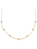 Boccia Damen-Halskette Titan Goldplattiert mit Diamanten