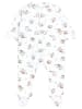 TupTam Baby Unisex Schlafstrampler mit Fuß 3er Pack in beige/weiß