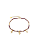 Luxenter Armband aus 925er Sterlingsilber und glitzerndem Zirkonia mit 18k Goldveredelung