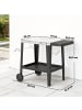 Outsunny Grillwagen in Schwarz 115L x 67,5B x 80,5H cm
