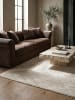 KADIMA DESIGN Teppich Kurzflor Strapazierfähig ARLEN Rautenlinien Muster Wohnzimmer in Creme
