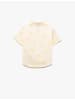 KOTON Shirt in Ekru Gemustert
