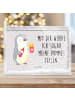 Mr. & Mrs. Panda Schneerahmen Pinguin Pommes mit Spruch in Grau Pastell