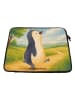 Mr. & Mrs. Panda Laptop Sleeve Pinguin mHerzieren Design ohne S... in Weiß