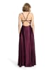 Vera Mont Abendkleid mit Stickerei in Prune Wine