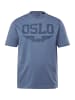 JP1880 Kurzarm T-Shirt in graublau