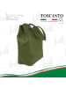 Toscanto Leder Shopper, Schultertasche Toscanto Tasche olivgrün ca. 28cm