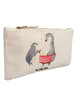 Mr. & Mrs. Panda Make-Up Tasche Pinguin mit Kind ohne Spruch in Weiß