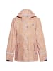Schmuddelwedda Mädchen Regenjacke in Pastelllavendel Orange Leo