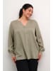KAFFE curve Langarm-Bluse KCcalinde Regular fit in Vetiver