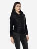 KOROSHI Damenjacke in materialmix in Schwarz