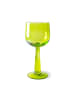 HKLiving Weinglas 4er-Set The Emeralds in Lime Green