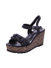 Marco Tozzi Keilsandalette in BLACK
