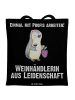 Mr. & Mrs. Panda Schultasche Weinhändlerin Leidenschaft mit Spruch in Schwarz