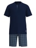 Tom Tailor Shorty Denver in blau-mittel-Karo