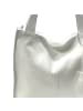 Florence Florence Schultertasche, Shopper Leder weiß ca. 33cm