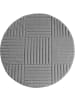 Teppich Boss Kurzflor Teppich Art 1123, rund - Silber