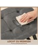HOMCOM Schuhbank in Dunkelgrau 112L x 37B x 47H cm