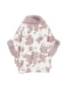 osha Damen Poncho in Rosa Wollweiss