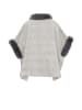 Usha Women Poncho in Hellgrau