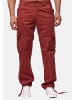 Max Men Trekking Arbeitshose Indy Jones Cargo Hose in Rot