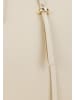 Usha Leder Shopper in Creme