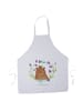 Mr. & Mrs. Panda Schürze Bär Königin ohne Spruch in Weiß