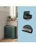 SONGMICS Mülleimer Pary in Grau - (B)32 x (H)65 x (T)58.5 cm - 2 x 30 L