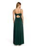 Vera Mont Abendkleid mit Lurexfaden in Dark Moss