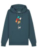 wat? Apparel Sweatshirt Balloon Spaceman in Petrol